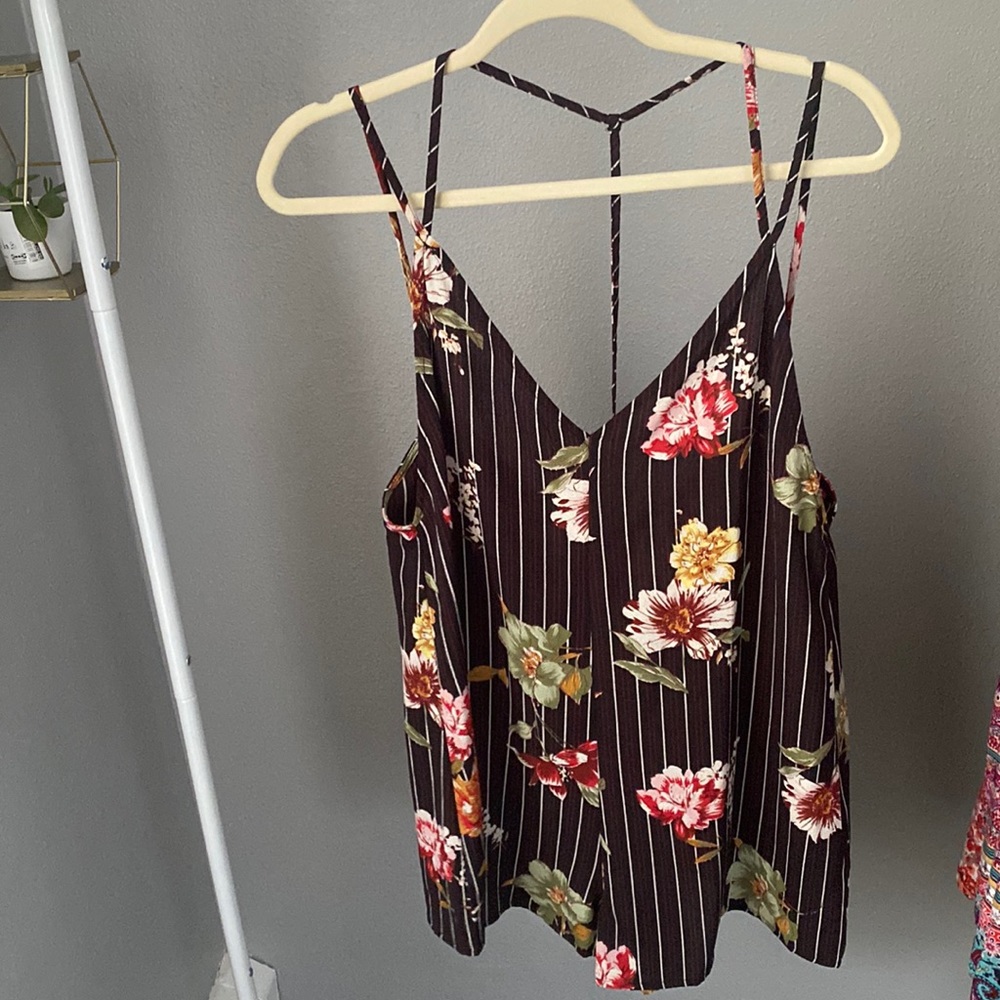 Black Floral Jumper